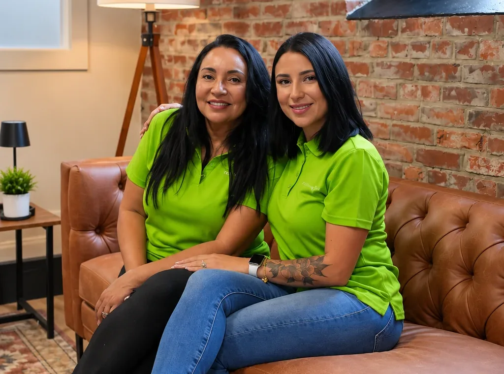 Rose and Julliana, the mother-and-daughter owners of TLC Cleaning Co.